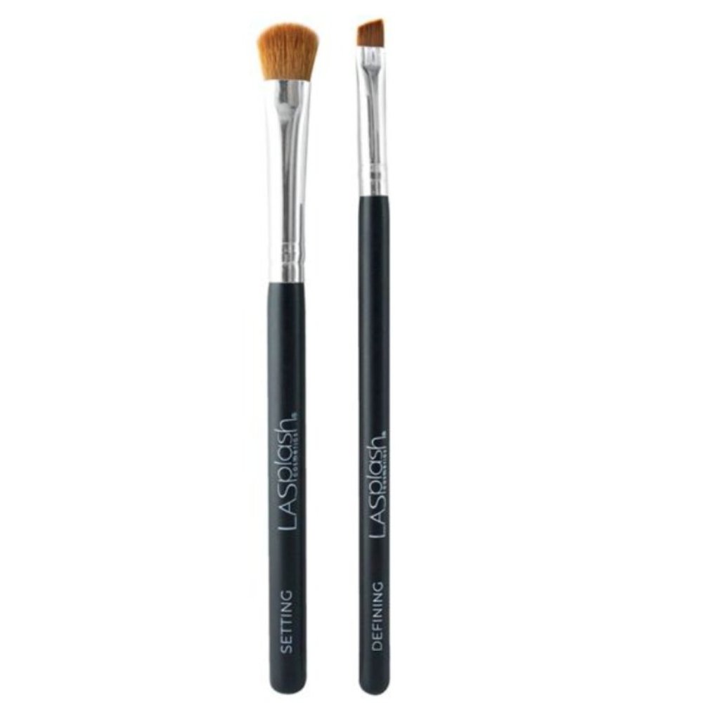 NWOT LA Splash Cosmetics Duo Brush Set